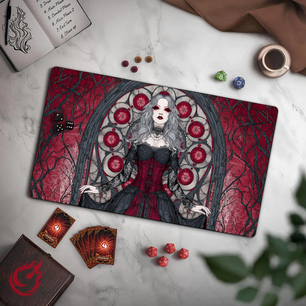 Door Mat Blank - Готический игровой коврик для TCG с