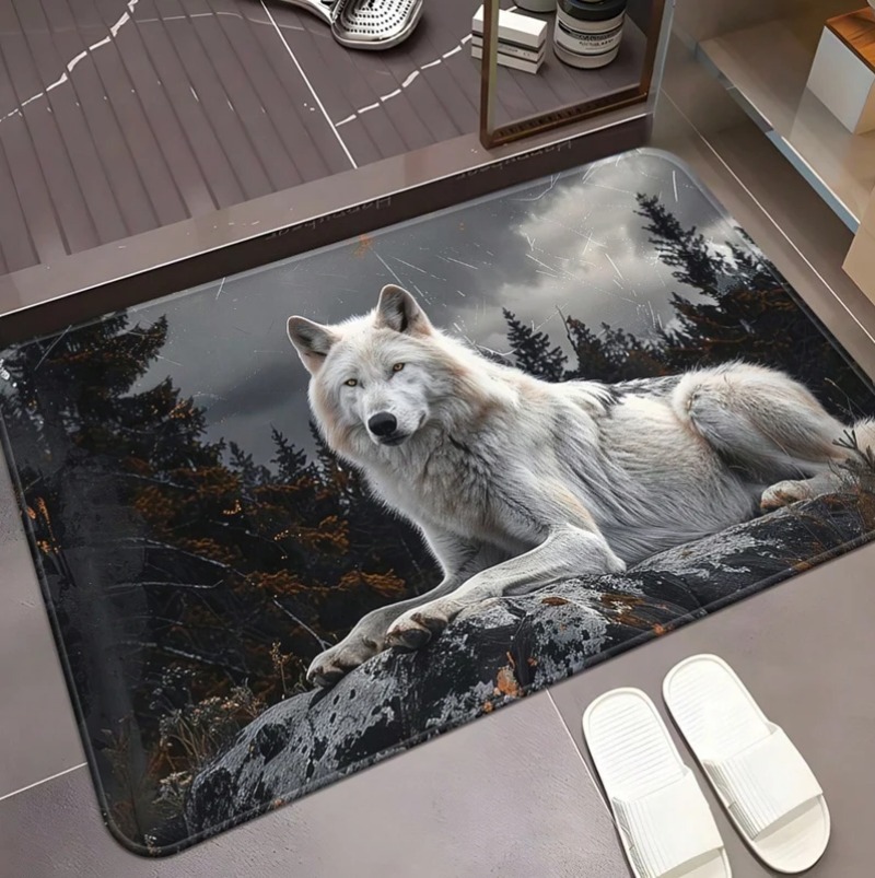 Puzzle Blank White - Коврик для прихожей с изображением белого