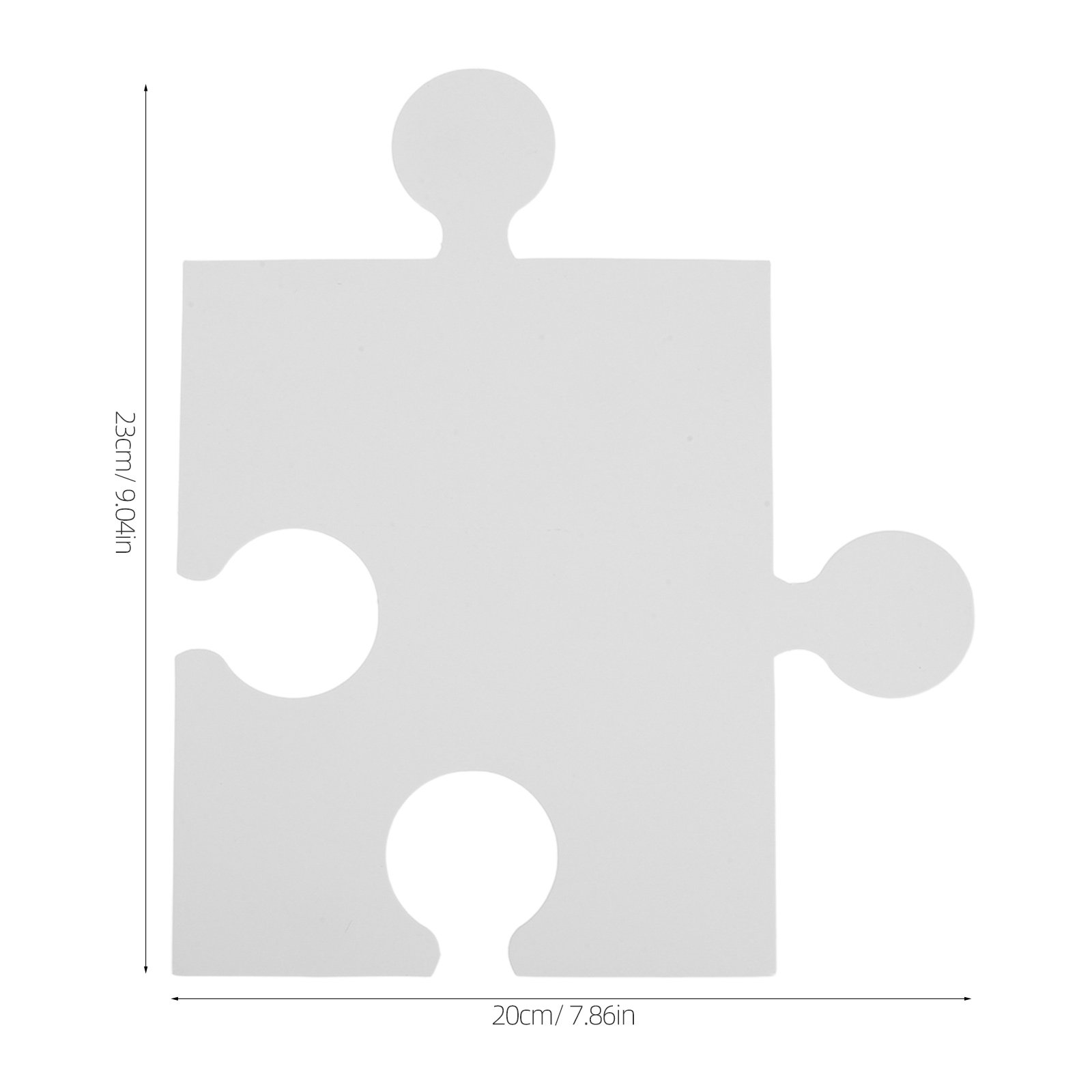60 больших белых пустых детале – обзор и цена Puzzle Blank White