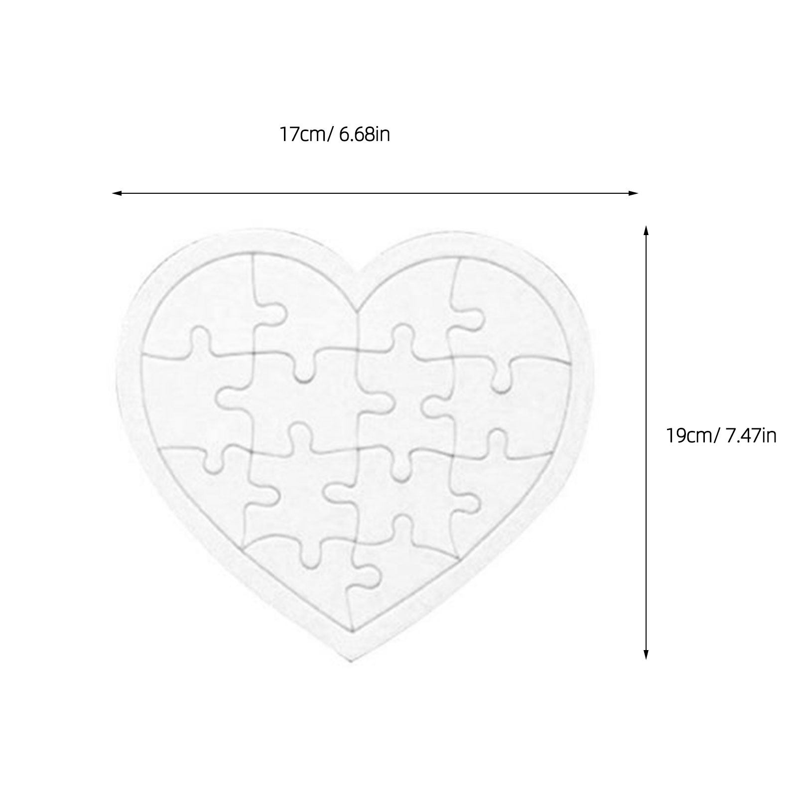 4 шт. пустых пазлов для детей, – обзор и цена Puzzle Blank White